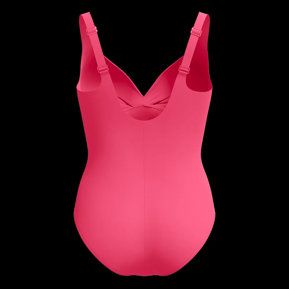 Discount Speedo W Shape Cross Knot Suit - Dame Badedragt Rød