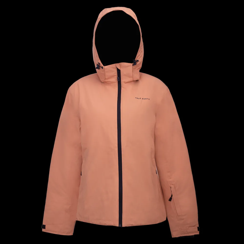 Best True North W Ski Jacket - Dame Skijakke Orange