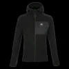 Hot 2117 of Sweden W Skord Wool Hoodie - Dame Fritidsjakke Sort