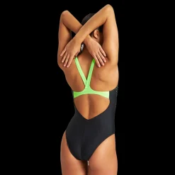 Sale Arena W Sparks V-Back Suit - Dame Badedragt Sort