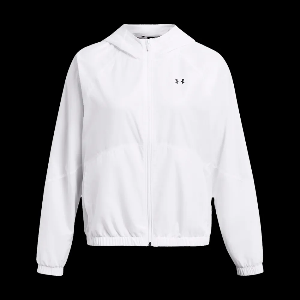 Discount Under Armour W Sport Windbreaker - Dame Træningsjakke Hvid