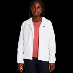 Discount Under Armour W Sport Windbreaker - Dame Træningsjakke Hvid