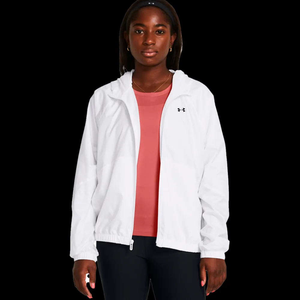 Discount Under Armour W Sport Windbreaker - Dame Træningsjakke Hvid