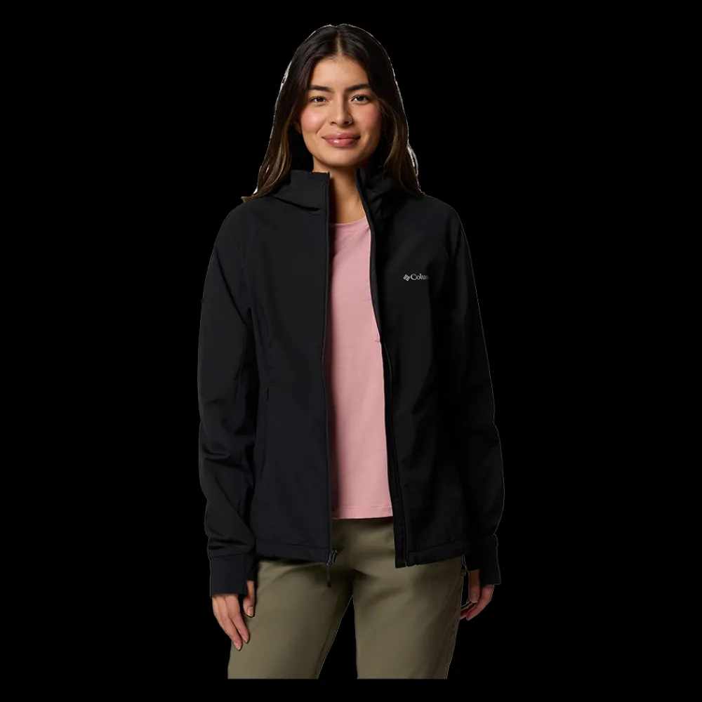 Hot Columbia W Sweet Hood Jacket - Dame Funktionsjakke Sort