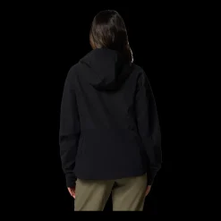 Hot Columbia W Sweet Hood Jacket - Dame Funktionsjakke Sort