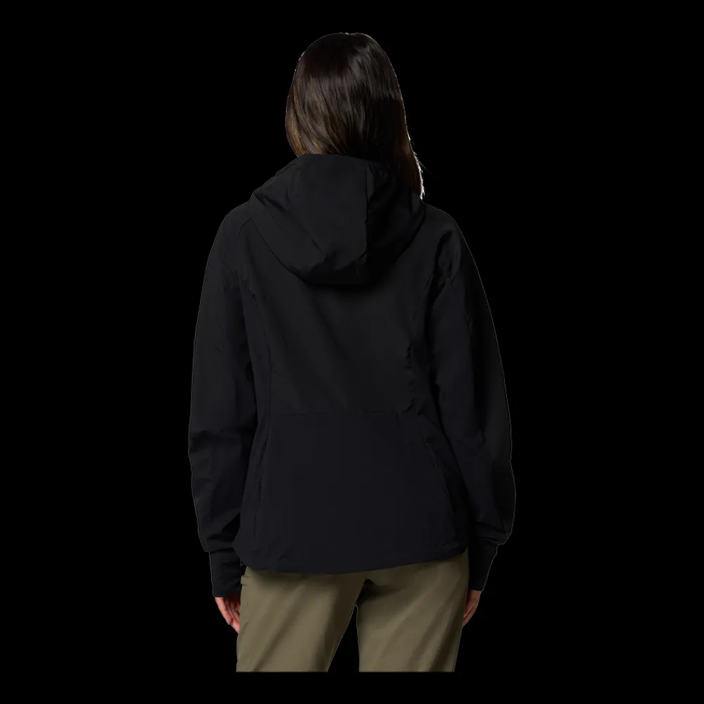 Hot Columbia W Sweet Hood Jacket - Dame Funktionsjakke Sort