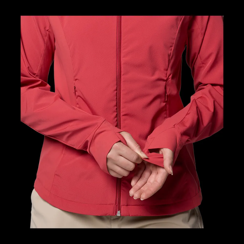 Discount Columbia W Sweet Hood Jacket - Dame Funktionsjakke Rød