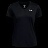 Sale Under Armour W Tech SSV Solid - Dame Trænings T-Shirt Sort