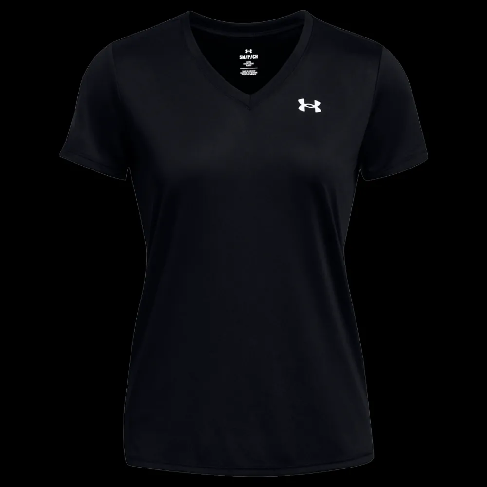 Sale Under Armour W Tech SSV Solid - Dame Trænings T-Shirt Sort