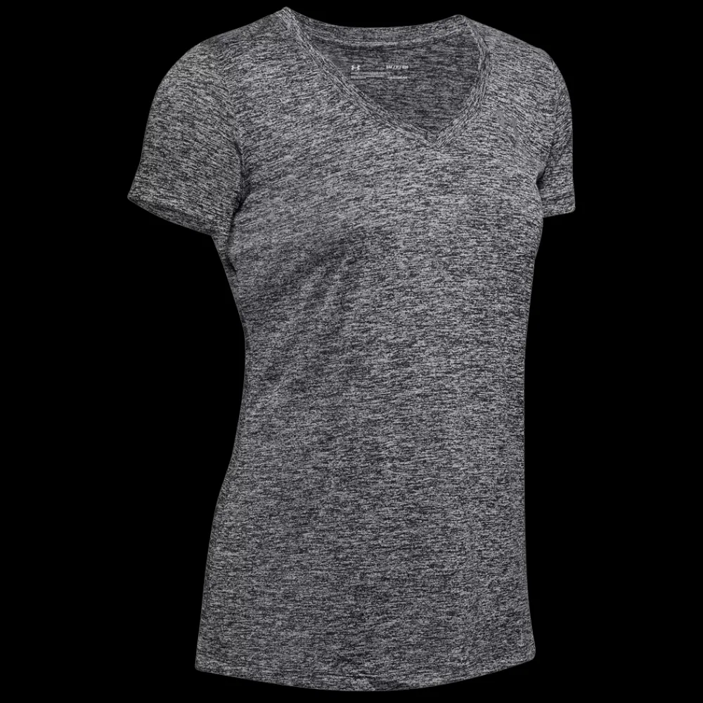 Outlet Under Armour W Tech T-shirt - Dame T-shirt Sort