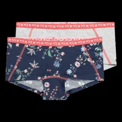 Hot Kari Traa W Tina Hipster 2-Pack - Dame Underbukser Blå