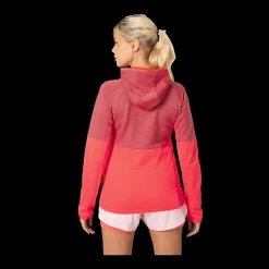 Fashion Kari Traa W Tove Midlayer - Dame Fritidsjakke Rød