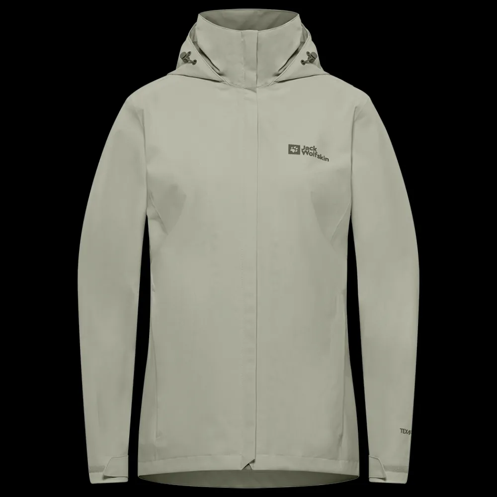 Sale Jack Wolfskin W Trailtime 2L Jacket - Dame Funktionsjakke Grøn