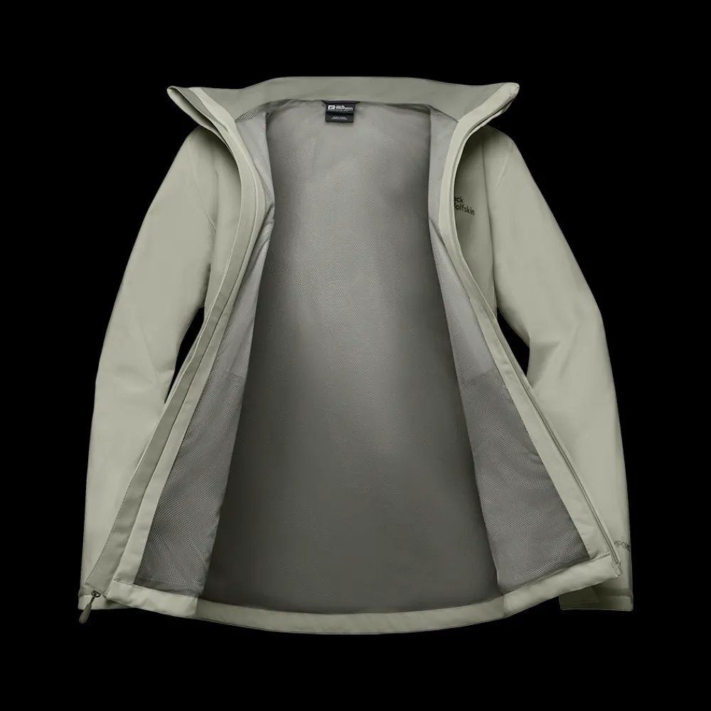 Sale Jack Wolfskin W Trailtime 2L Jacket - Dame Funktionsjakke Grøn