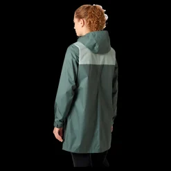 Discount Helly Hansen W Vancouver Rain Coat - Dame Funktionsjakke Army