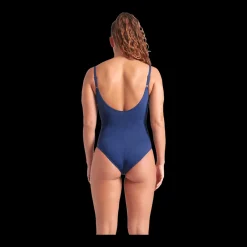 Discount Arena W Victoria U-Back Suit - Dame Badedragt Blå