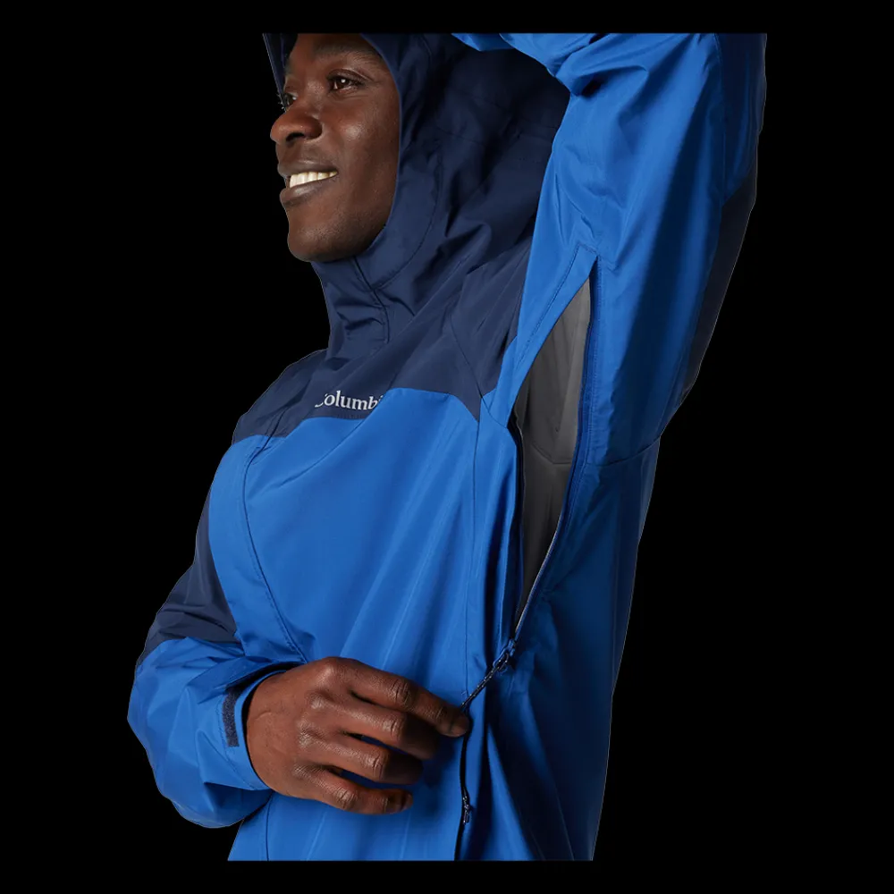 Sale Columbia Wahkeena Fall 3L Jacket - Herre Funktionsjakke Blå