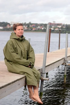 Discount West Coast Denmark West Coast DK Beach Robe LUX, Uni - Badekåbe Grøn