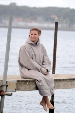 Discount West Coast Denmark West Coast DK Beach Robe LUX, Uni - Badekåbe Sand