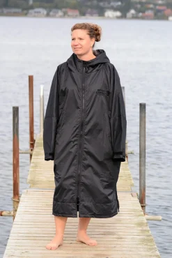 Outlet West Coast Denmark West Coast DK Beach Robe LUX, Uni - Badekåbe Sort