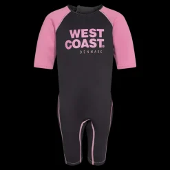 Clearance West Coast Denmark Wetsuit SS 21, Jr. - Børne Våddragt Pink