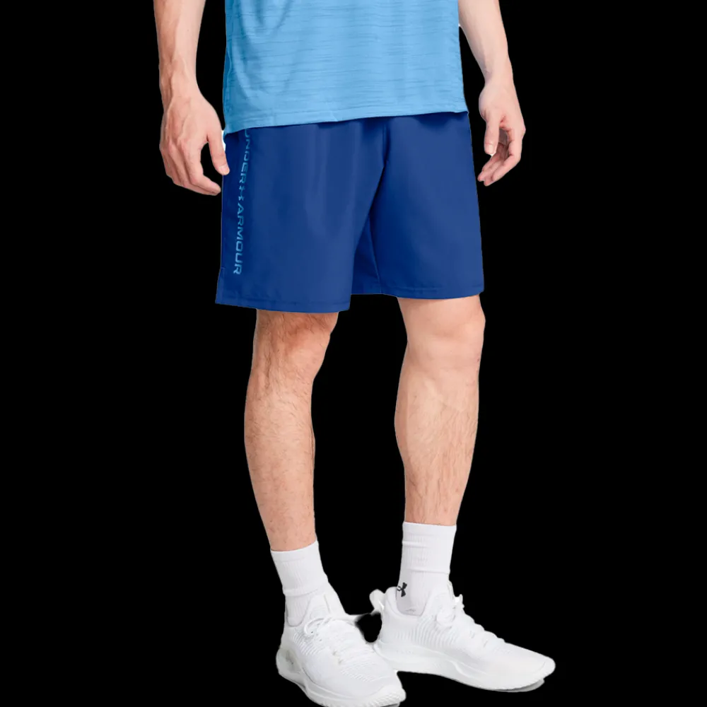 Clearance Under Armour Woven Wordmark Shorts - Herre Shorts Blå