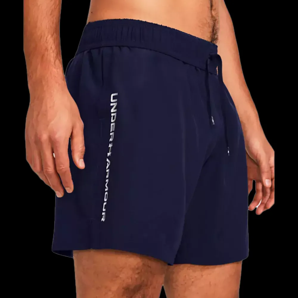 Online Under Armour Woven Wordmark Shorts - Herre Shorts Blå