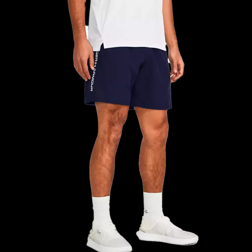 Online Under Armour Woven Wordmark Shorts - Herre Shorts Blå