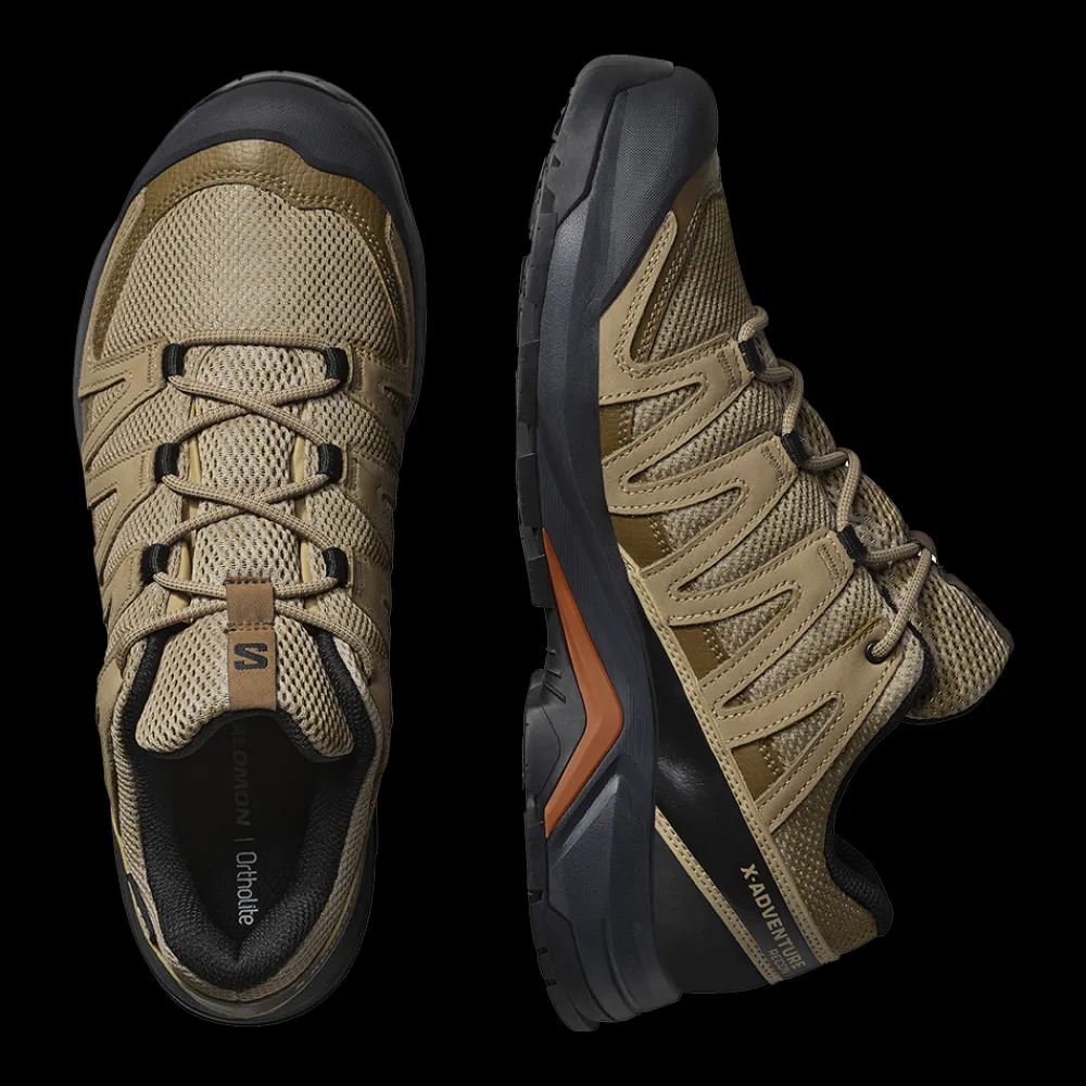 Outlet Salomon X-Adventure Reckon Gore-Tex - Herre Outdoor Sko Sand
