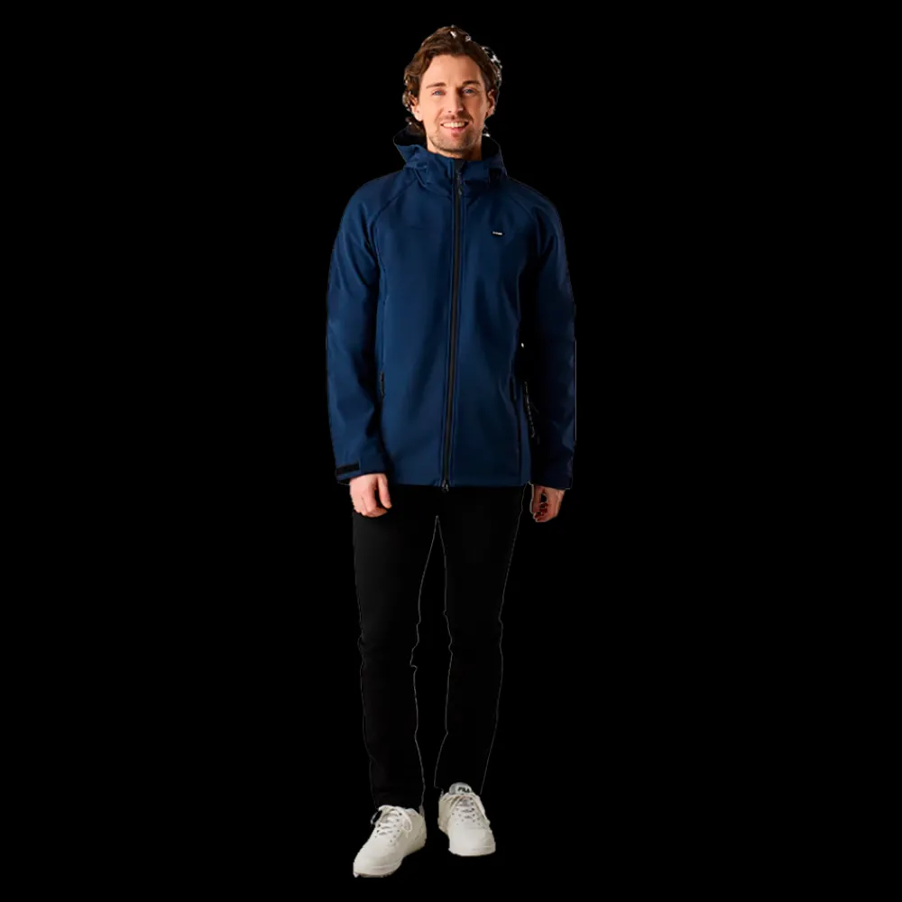 Outlet X-Trail Colorado Softshell Jacket Sr - Herre Softshell Jakke Blå