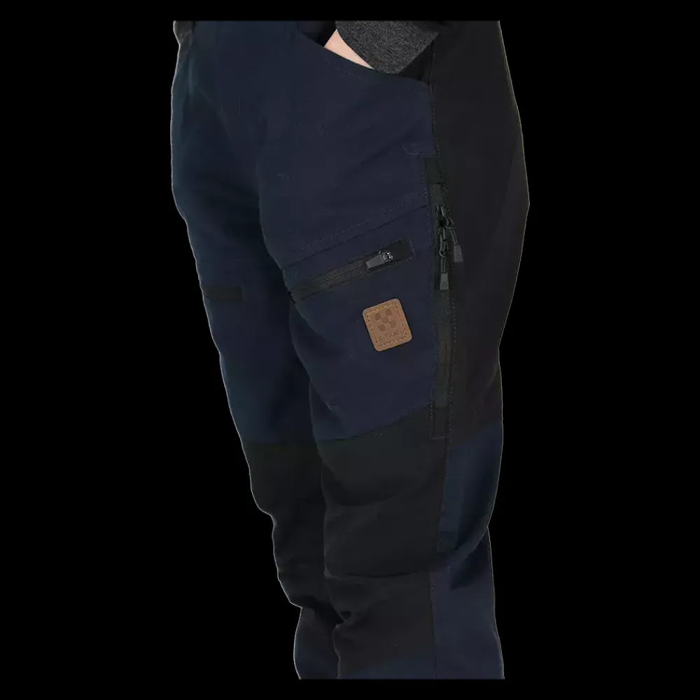 New X-Trail Outdoor Pants Jr - Børne Outdoor Bukser Sort/Mørkeblå