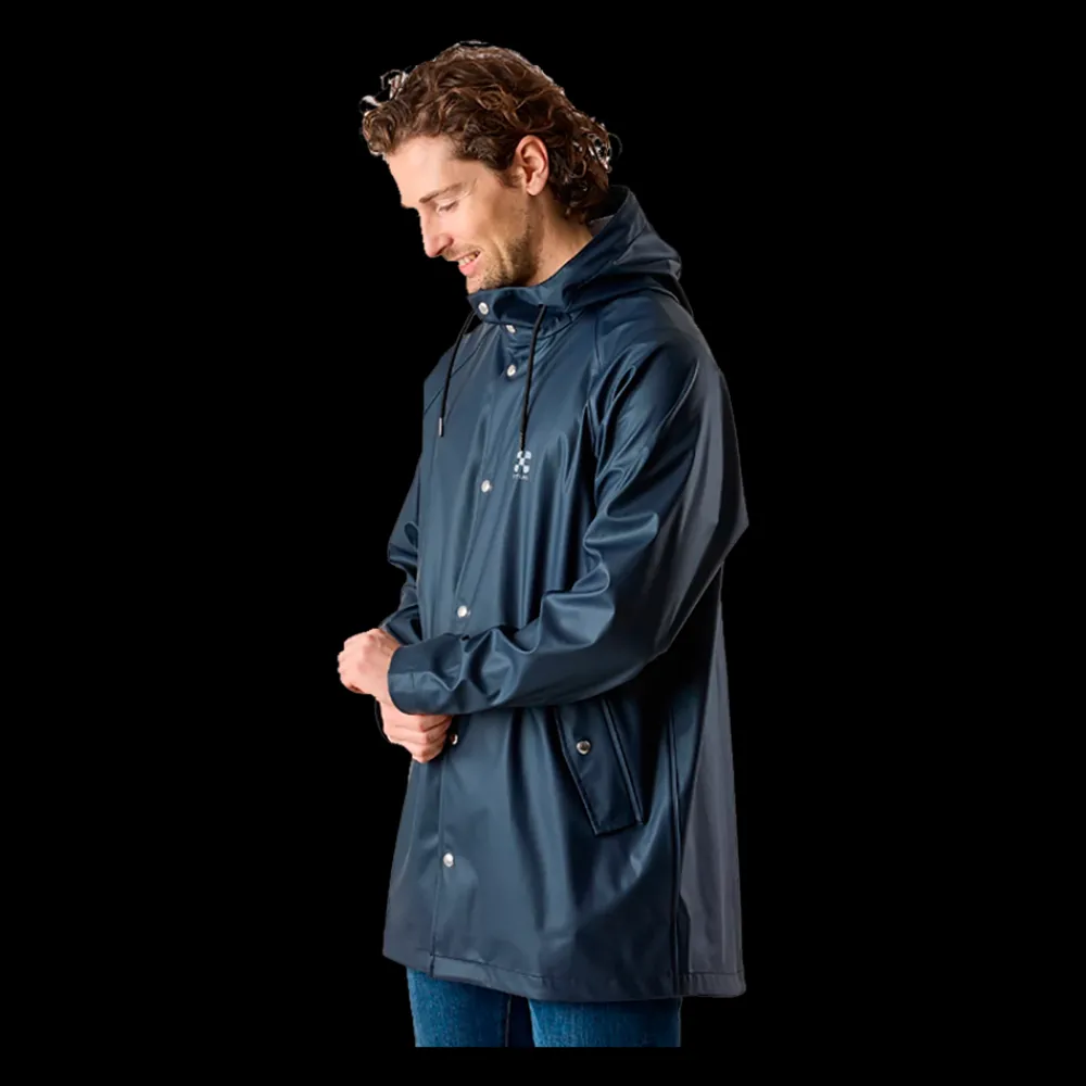 Online X-Trail Rain Coat, Sr - Herre Regnjakke Blå