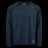 Clearance X-Trail Training Tee L/S, Sr - Herre Trænings T-shirt Blå