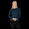 Discount X-Trail Training Tee L/S, W - Dame Trænings T-shirt Blå