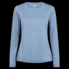 Outlet X-Trail Training Tee L/S, W - Dame Trænings T-shirt Blå