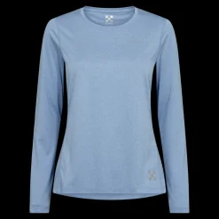 Outlet X-Trail Training Tee L/S, W - Dame Trænings T-shirt Blå