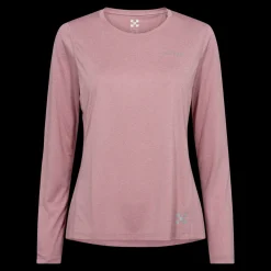Clearance X-Trail Training Tee L/S, W - Dame Trænings T-shirt Lyserød