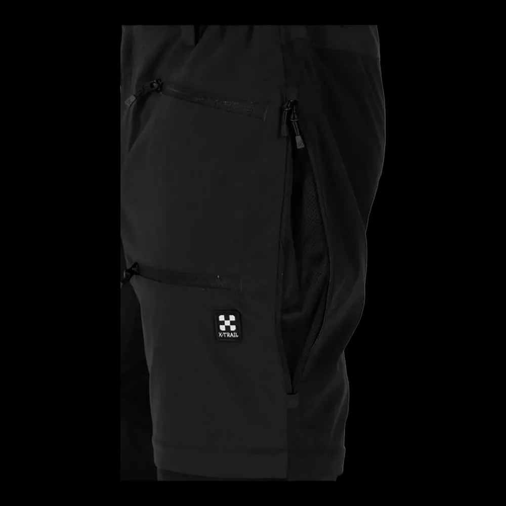 Fashion X-Trail Zip-Off Pants, Sr - Herre Outdoor Bukser Sort