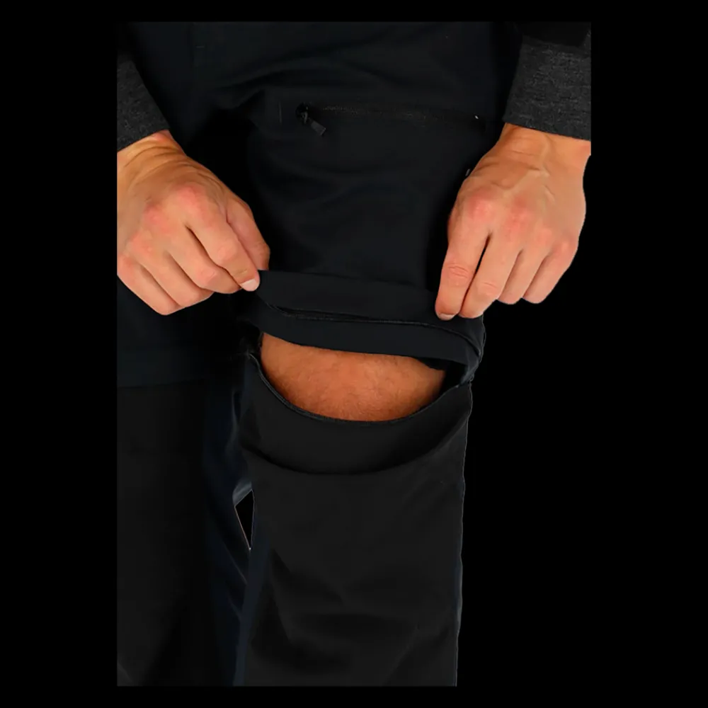 Fashion X-Trail Zip-Off Pants, Sr - Herre Outdoor Bukser Sort
